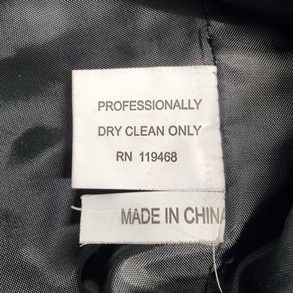 Tahari Women's Size 14 Black Wool Double Breasted Long Sleeve Peacoat Jacket - Picture 4 of 9